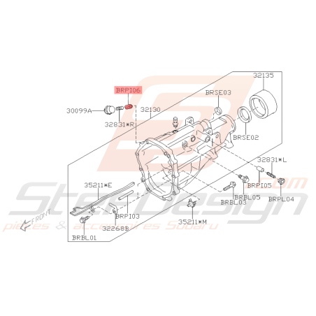 Broche Origine Subaru BRZ 2013 - 201941700