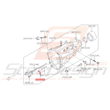 Plaque de Butée Origine Subaru BRZ 2013 - 201941712