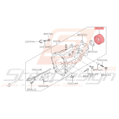 Cache Poussière Origine Subaru BRZ 2013 - 201941725