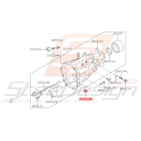 Guide d'Huile Origine Subaru BRZ 2013 - 201941729