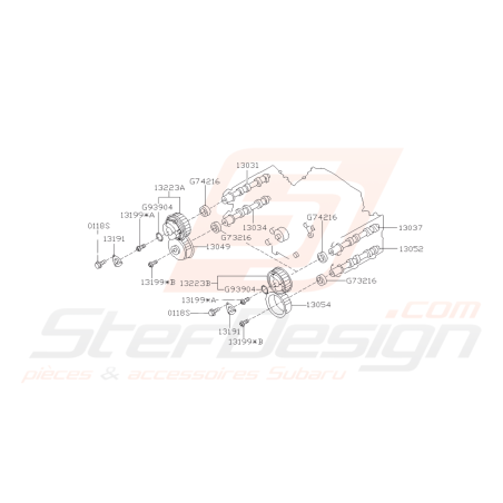 Schéma Arbre à Came Origine Subaru FORESTER Turbo 2005-200741730