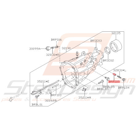 Broche Origine Subaru BRZ 2013 - 201941742