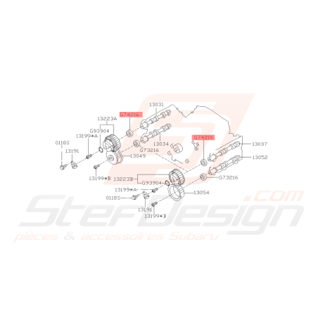 Joint spy arbre à cames admission WRX 06-10 STI 01-07 Forester 05-07 Admission et Échappement STI 08-1541754