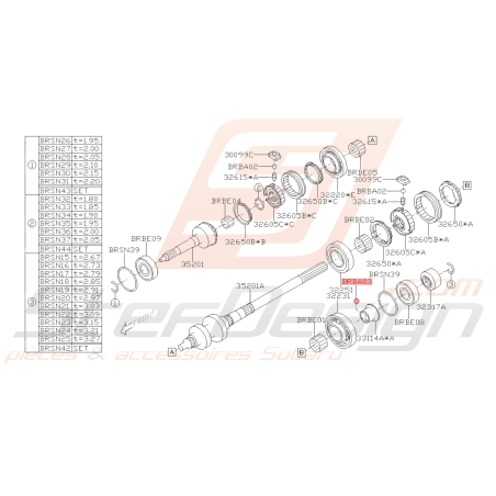 Bille Origine Subaru BRZ 2013 - 201941796