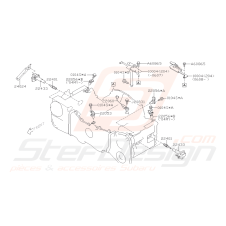 Schéma Bougies D'allumage Origine Subaru Forester 2005 - 200741797