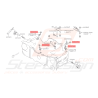 Vis fixation tuyaux Modine Subaru GT 93-00 WRX STI 01-20/05/09 WRX DIESEL 08-12 BRZ 13 FORESTER 05-1241798