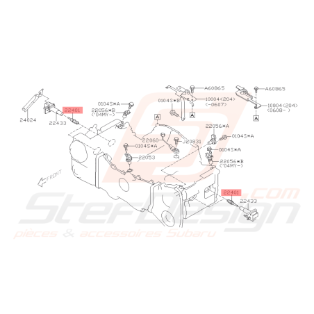 Bougie Allumage Origine Subaru WRX/STI 06 - 07 FORESTER 05 - 0741804