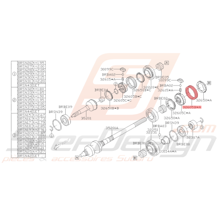 Manchon Origine Subaru BRZ 2013 - 201941806