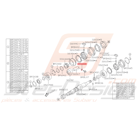 Joint Origine Subaru BRZ 2013 - 201941870