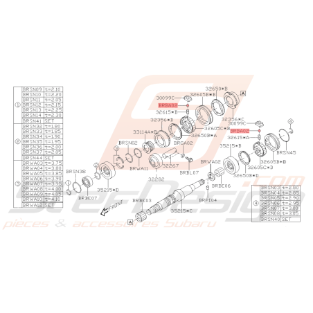 Bille Origine Subaru BRZ 2013 - 201941878