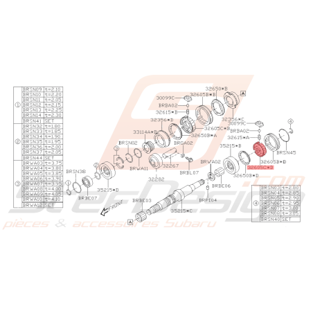 Moyeu Origine Subaru BRZ 2013 - 201941899