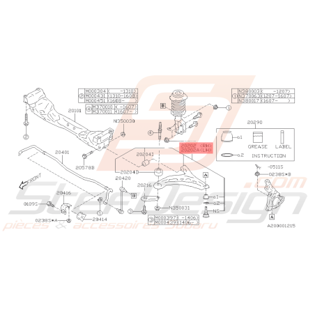 Triangle Avant Droit et Gauche Adaptable Subaru BRZ GT8641952
