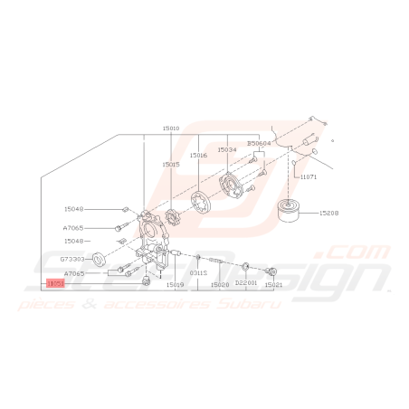 Bouchon Culasse Pompe à Huile Origine Subaru GT 93-00 WRX STI 01-14 Forester 97-02/05-0741969