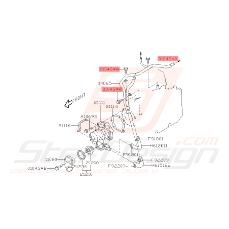 Boulon Origine Subaru GT WRX STI BRZ GT 86 Forester Turbo41984 Boulon Origine Subaru GT WRX STI BRZ GT 86 Forester Turbo41984