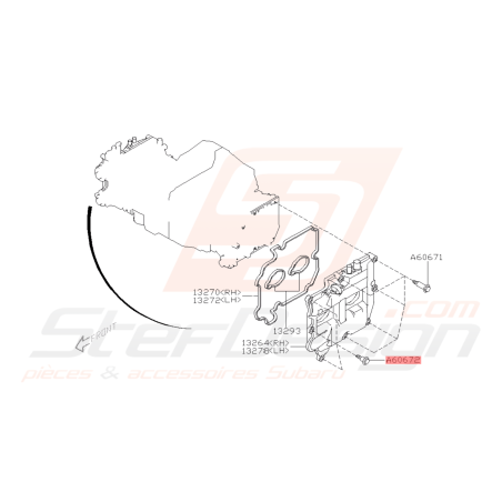 Vis de couvre culasse Origine Subaru WRX STI 06-01/09 FORESTER 05-0742018