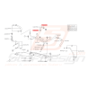 Collier durite d'eau Origine Subaru GT 93-00 WRX 06-10 STI 01-19 FORESTER 97-02/05-12 BRZ 13-1942104