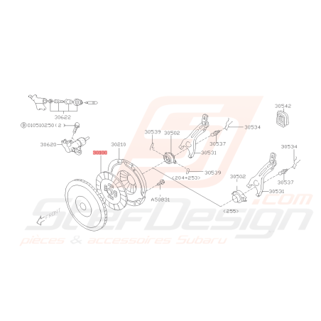 Disque d'embrayage Origine WRX 2.0L (04/01-05)  2.5L (06-10) FORESTER 05-0742148