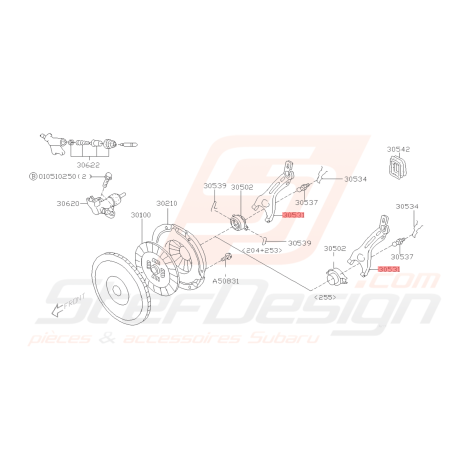 Fourchette d'embrayage Boite 5 Origine Subaru WRX 06-11 FORESTER 05-0742151