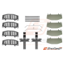 Kit complet Montage Plaque de Frein Avant avec Tole Origine Subaru GT 99-00 WRX 01-0542153