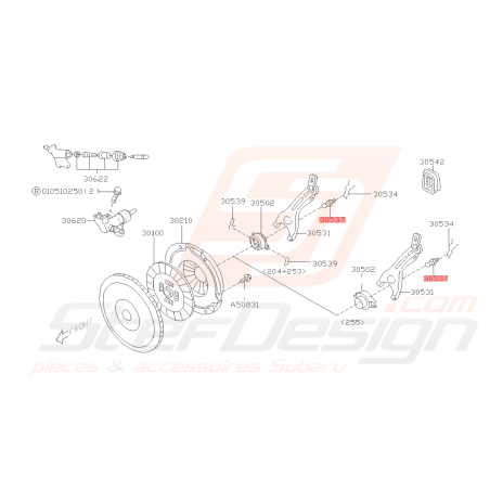 Pivot d'embrayage Origine Subaru WRX 06-10 BRZ 13-19 / Legacy / FORESTER 05-0742155