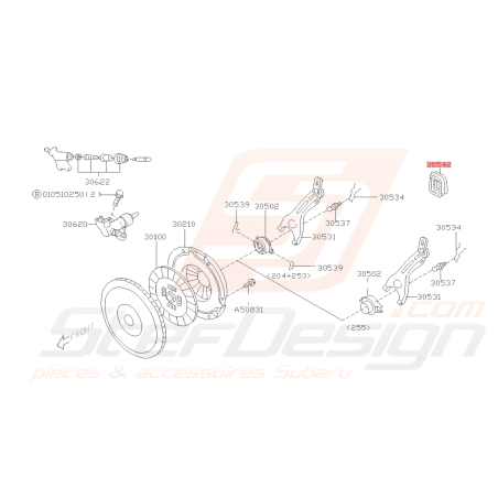 Cache poussière de fourchette d'embrayage Subaru WRX 06-10 BRZ 13-19 FORESTER 05-0742156