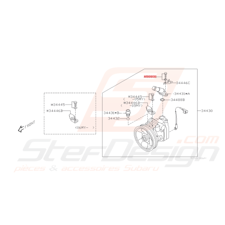Vis Fixation Mécanisme d'Embrayage Subaru GT 97-00 WRX/STI 01-15 FORESTER 97-02/05-07 BRZ 13-1942172