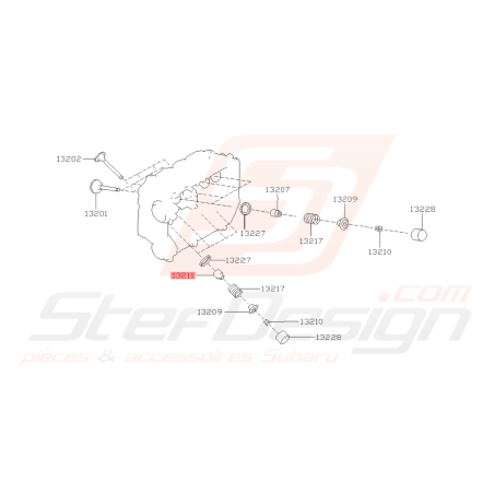 Joint Queue de Soupape Échappement Origine Subaru GT WRX STI FORESTER42182
