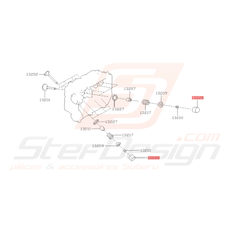 Poussoir Origine Subaru Impreza WRX 03-11 STI 02-19 FORESTER Turbo 05-0742185