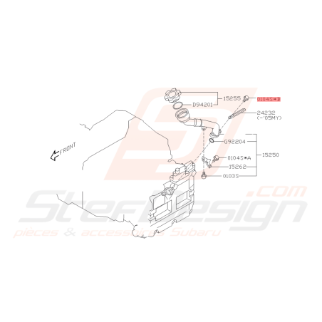 Vis Origine Subaru GT WRX STI FORESTER42232 Vis Origine Subaru GT WRX STI FORESTER42232