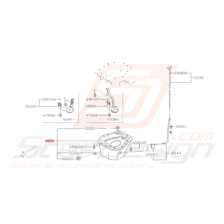 Carter d'huile origine 2.5L WRX/STI 06-19 FORESTER 05-07 (EJ25)42241