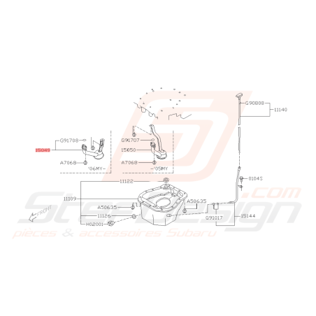 Crépine Origine Subaru 2.5L42245