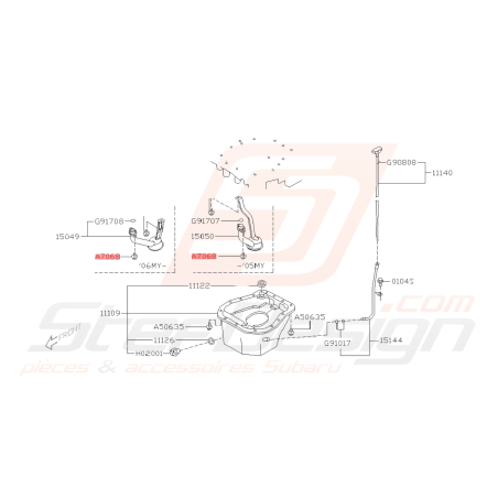 Vis Subaru Impreza Origine Subaru GT WRX STI FORESTER42248