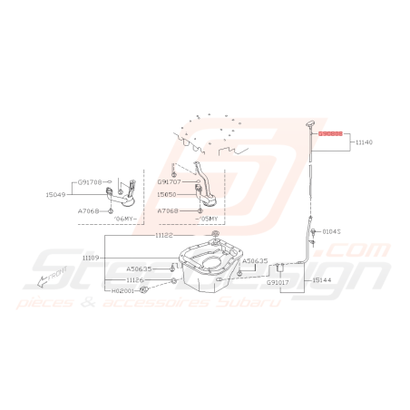Joint Torique Jauge a huile Origine SUBARU GT 93-00 WRX STI 01-19 FORESTER 97-02/05-0742249