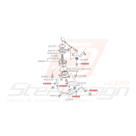 Collier de Durite de Modine Origine Subaru GT 93-00 WRX 01-10 STI 01-19 FORESTER Turbo 97-02/05-07 BRZ 13-1942265 Collier de Durite de Modine Origine Subaru GT 93-00 WRX 01-10 STI 01-19 FORESTER Turbo 97-02/05-07 BRZ 13-1942265