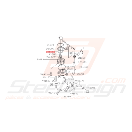 Joint torique de modine supérieur Subaru WRX 2.5L 06-07 FORESTER 05-0742267