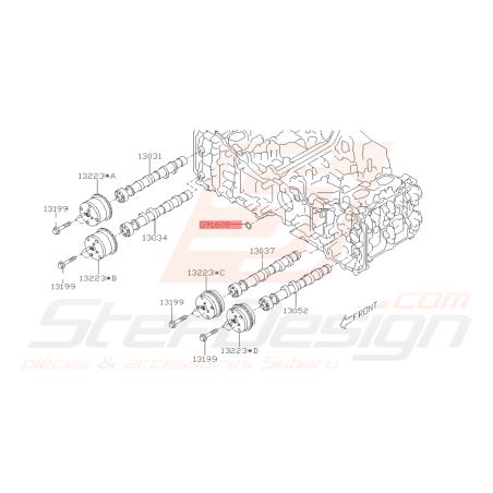 Pochette Carter de Distribution Origine Subaru BRZ 2013-201942301