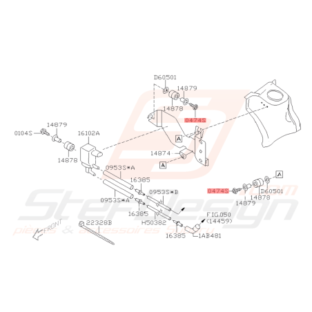 Vis de support de solénoïde Subaru FORESTER 97-02/05-07 GT 02/99-00 WRX STI 01-0742313