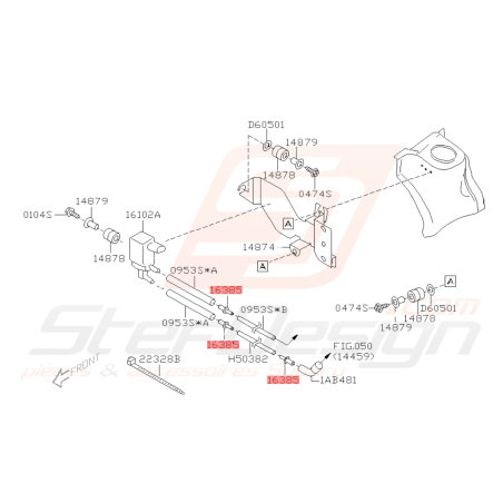 Connecteur Durite SolenoÏde Subaru FORESTER 97-02/05-07 GT 93-00 WRX 01-10 STI 01-1942322