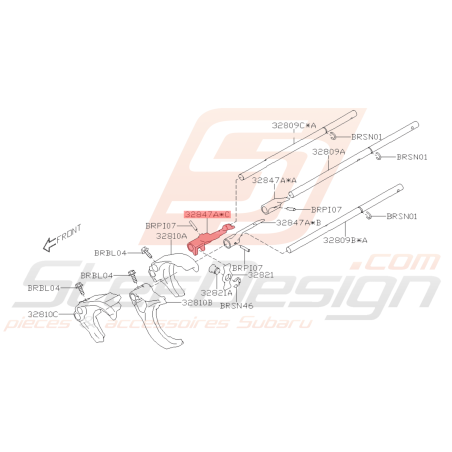 Tête de Changement de Vitesse Origine Subaru BRZ 2013 - 201942336