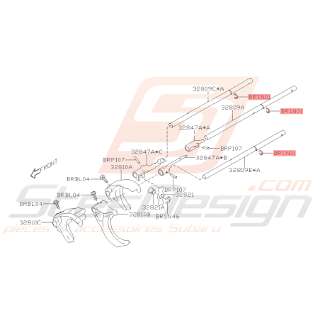 Anneau Elastique Origine Subaru BRZ 2013 - 201942350