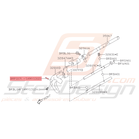 Broche Origine Subaru BRZ 2013 - 201942352