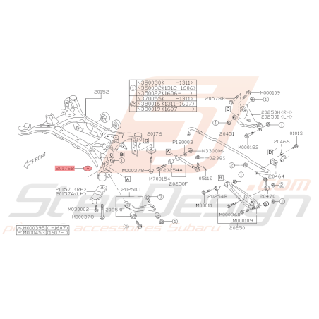 Butée Supérieur Origine Subaru BRZ 2013 - 201942369