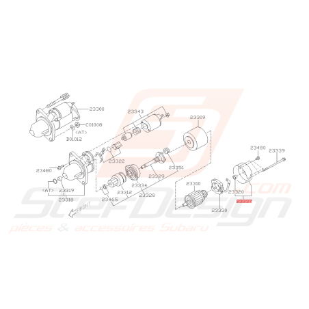 Couvercle de Démarreur Origine Subaru WRX 08-10 BRZ 13-19 FORESTER 05-0742394