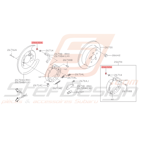 Bague de Retenue Origine Subaru BRZ 2013 - 201942413
