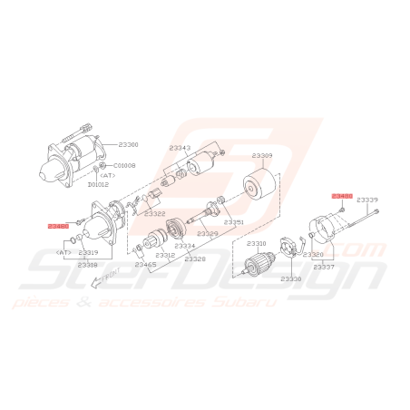 Jeu de vis Origine Subaru GT 07/97-00 WRX 08-10 BRZ 13-19 FORESTER 97-02/05-0742432