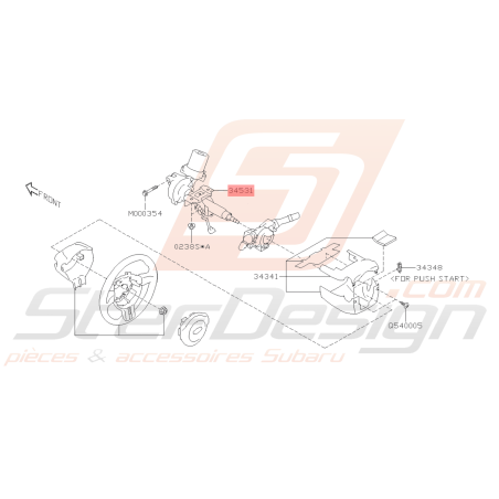Colonne de Direction Origine Subaru BRZ 2013 - 01/11/201542457