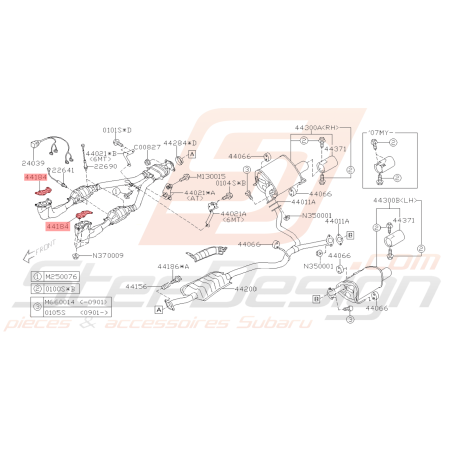 Joint d'échappement Avant Origine Subaru LEGACY 200542515