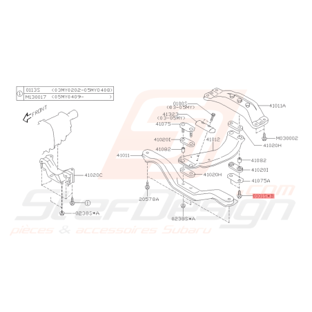 Vis Subaru GT WRX STI FORESTER42527