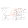 Traverse Arrière Origine Subaru FORESTER Turbo 2005-200742532