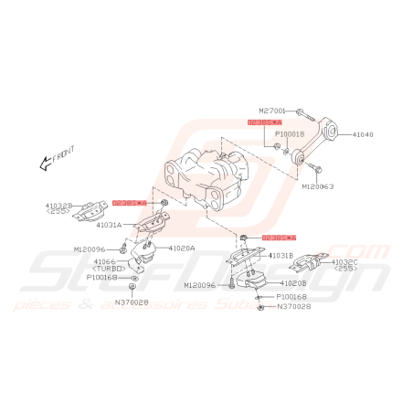 Écrou Subaru GT WRX STI BRZ FORESTER42549 Écrou Subaru GT WRX STI BRZ FORESTER42549